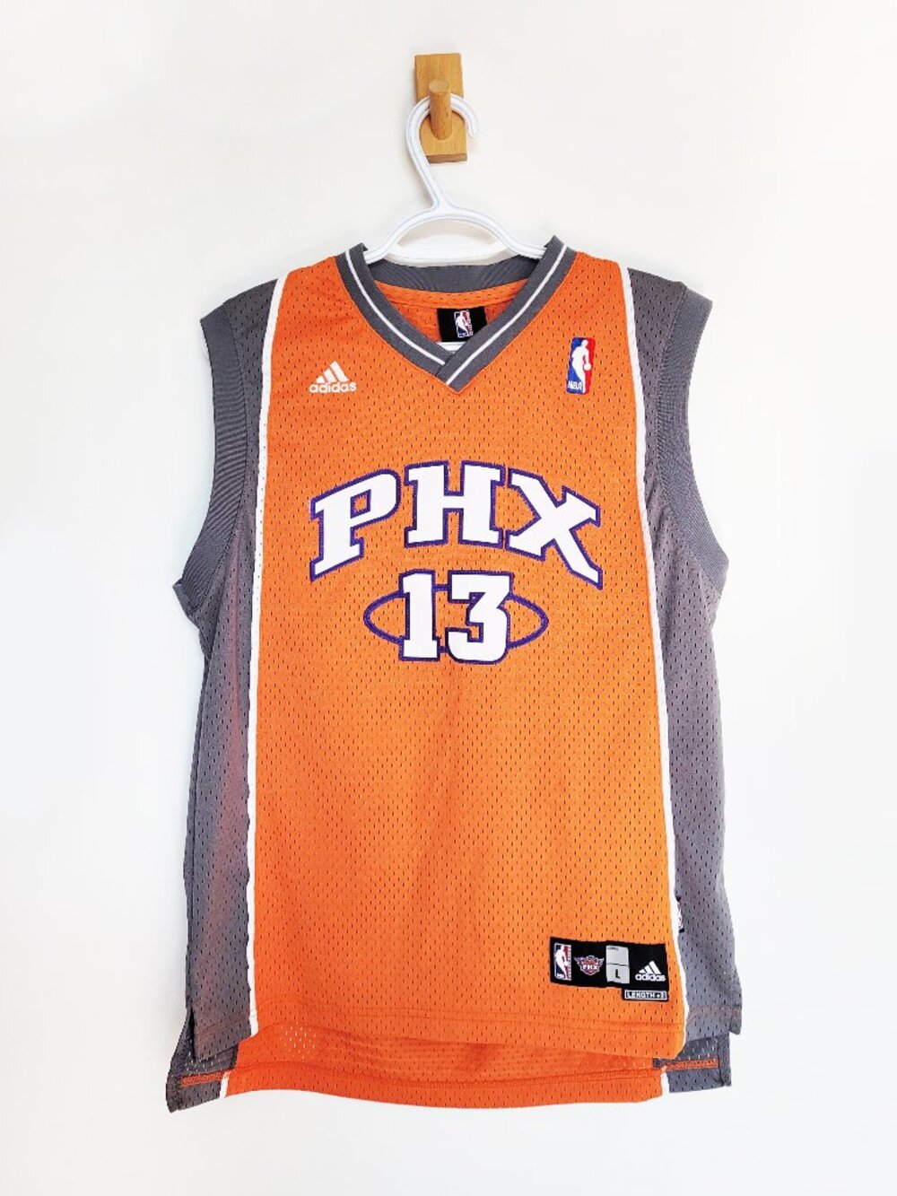 Vintage NBA Phoenix Suns Steve Nash #13 Adidas Swingman Jersey - Size L